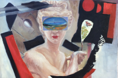 Woman and Nature. Oil on Canvas, 50 x 60 cm.