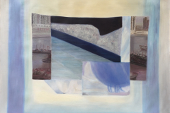 Violet Screen. Oil on Canvas, 80 x 110 cm.