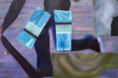 Shadow and Lights in Motion. Oil on Canvas, 70 x 100 cm