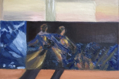 Ballerinas on the Horizon Line. 24 x 30 cm.